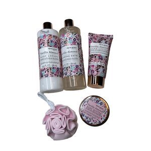 Olivia Grace Vanilla Almond 5 Piece Bath & Body Care Collection Set Brand New
